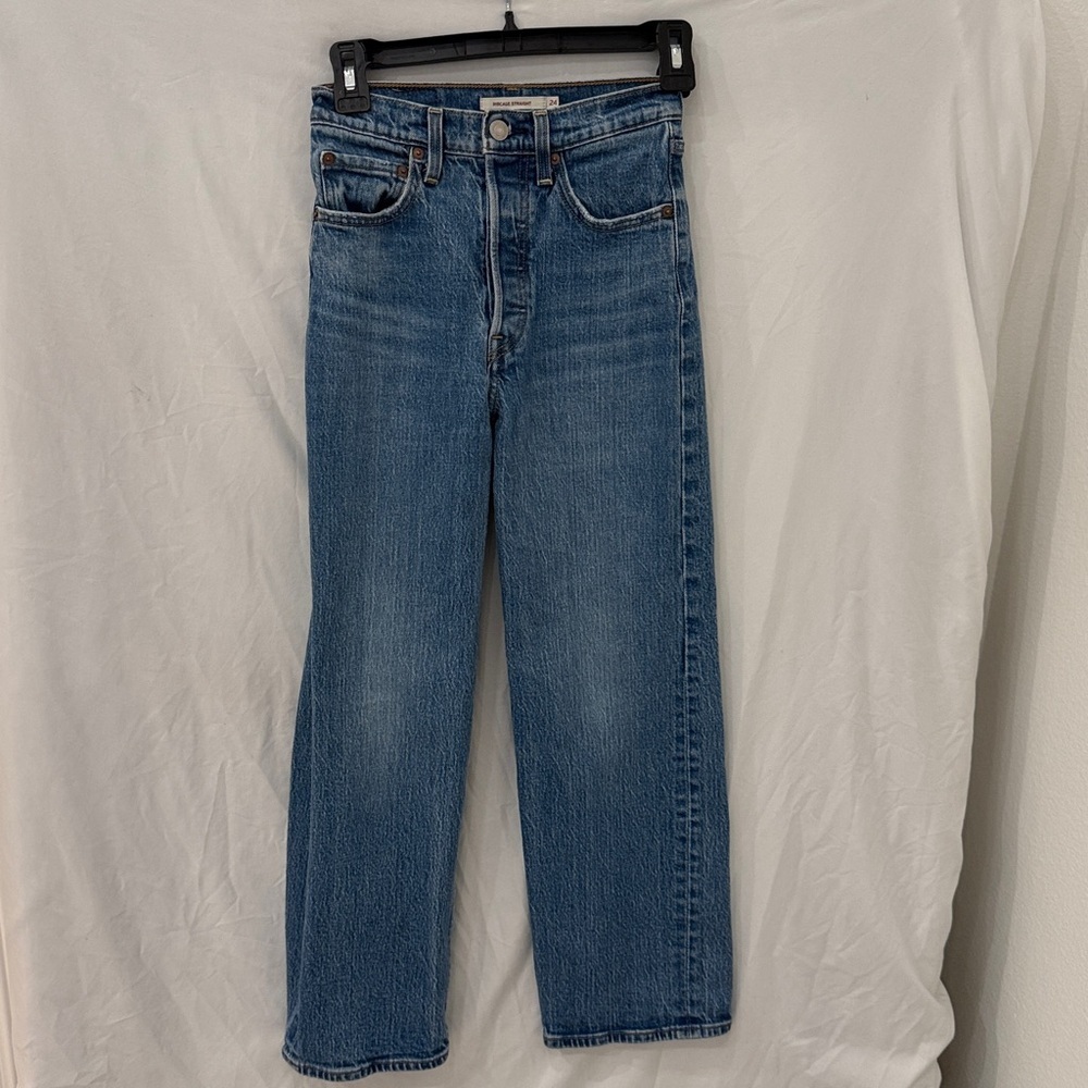 Levi's® Premium Ribcage Straight Jeans sz 24
